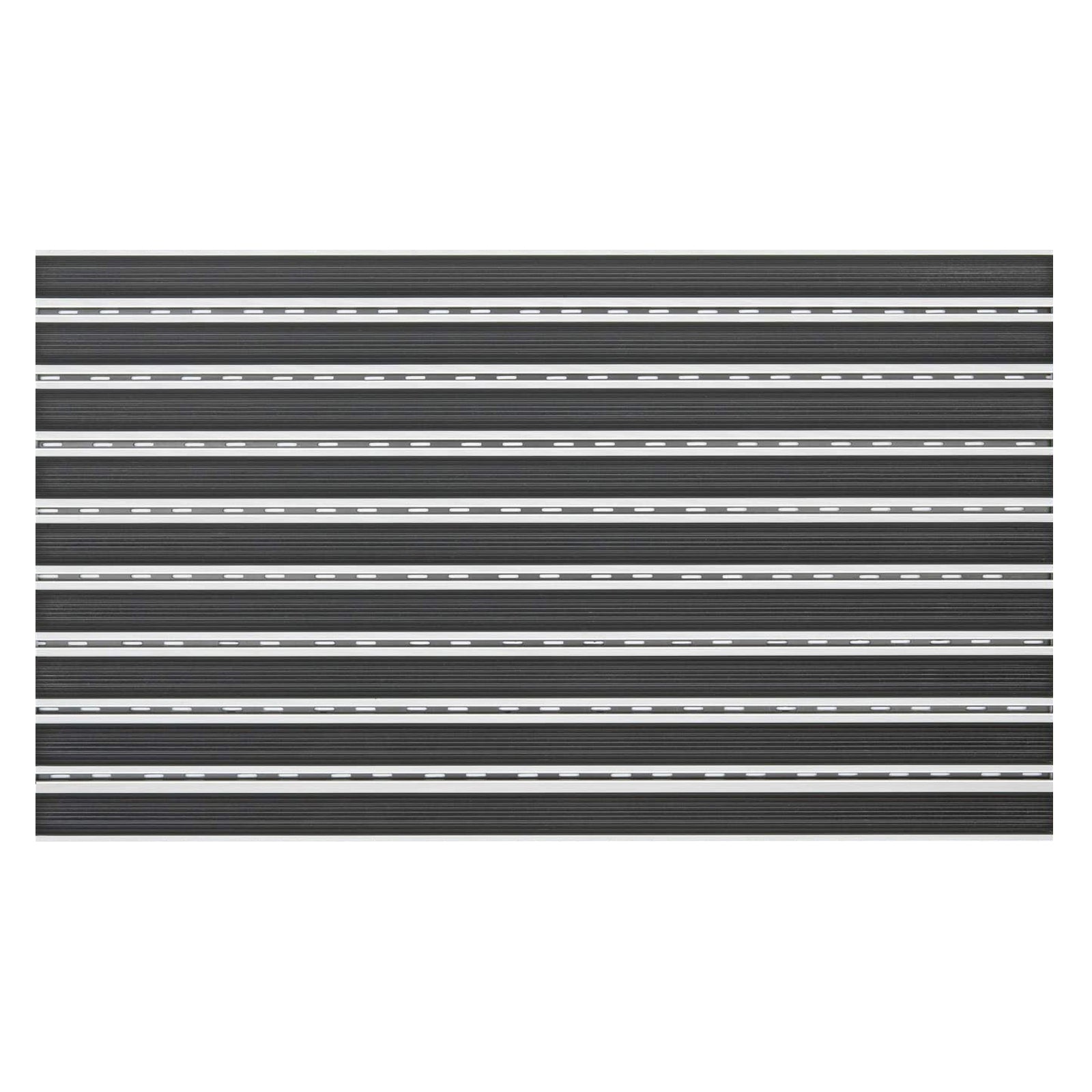 ✂ Entrance Mat Aluflex JR Rubber | 12 mm | Profile Rubber | UV-Resistant