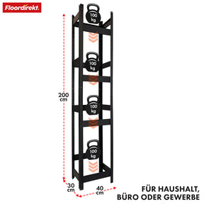 Bottle crate rack | Osaka | Powder-coated steel drinks crate rack for 3 to 9 crates