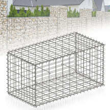 Gabion basket | Lenox | Galvanised steel basket for decorative privacy screens and garden projects