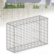 Gabion basket | Lenox | Galvanised steel basket for decorative privacy screens and garden projects
