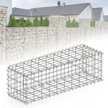 Gabion basket | Lenox | Galvanised steel basket for decorative privacy screens and garden projects