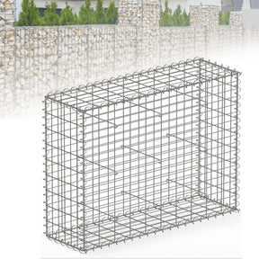 Gabion basket | Lenox | Galvanised steel basket for decorative privacy screens and garden projects