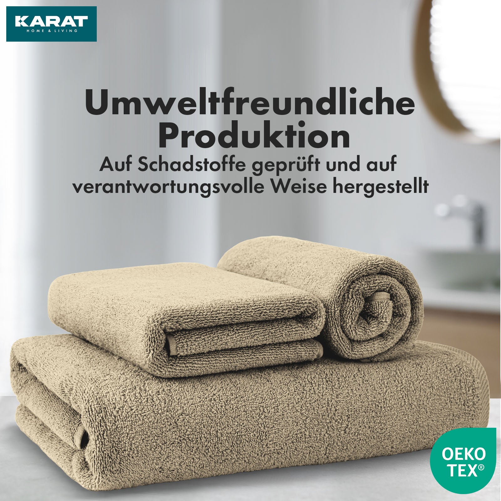 Bay towel set | 8-piece set of 100% cotton towels | 2 x bath towel, 2 x hand towel and 4 x soap cloth