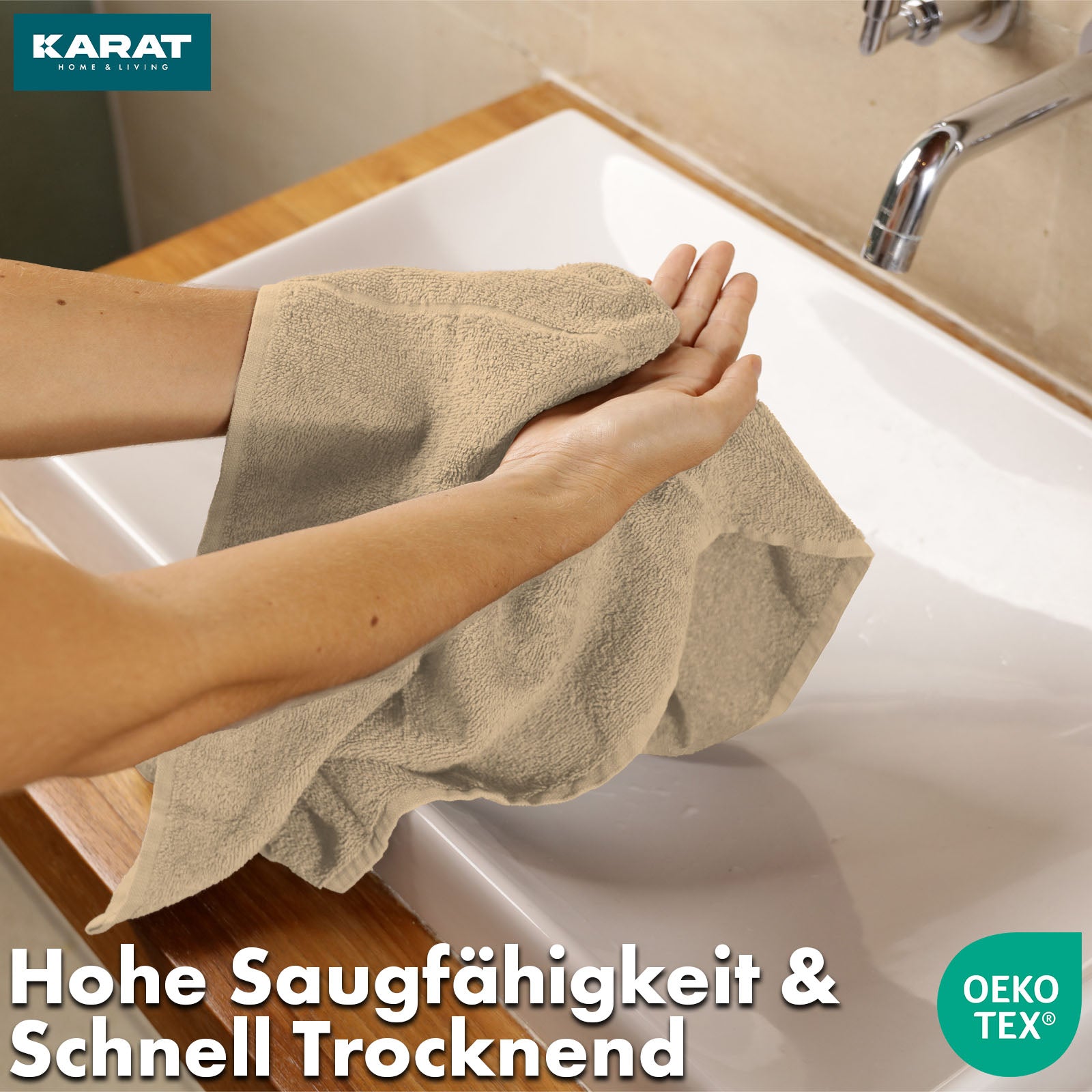 Bay towel set | 8-piece set of 100% cotton towels | 2 x bath towel, 2 x hand towel and 4 x soap cloth