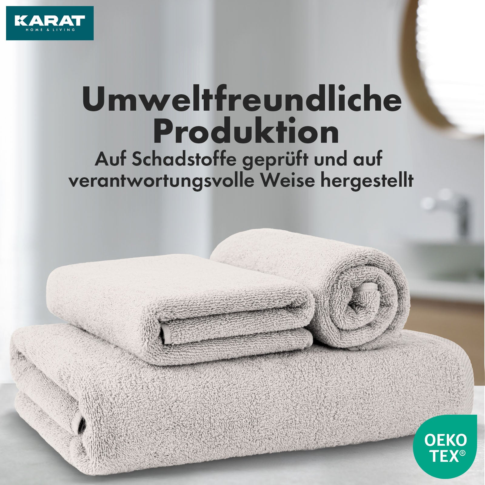Bay towel set | 8-piece set of 100% cotton towels | 2 x bath towel, 2 x hand towel and 4 x soap cloth