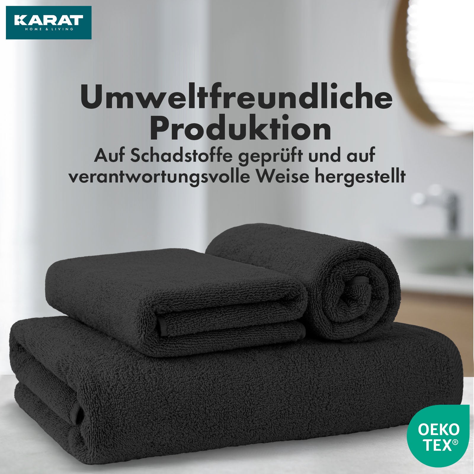 Bay towel set | 8-piece set of 100% cotton towels | 2 x bath towel, 2 x hand towel and 4 x soap cloth