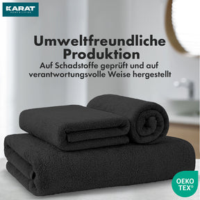 Bay towel set | 8-piece set of 100% cotton towels | 2 x bath towel, 2 x hand towel and 4 x soap cloth