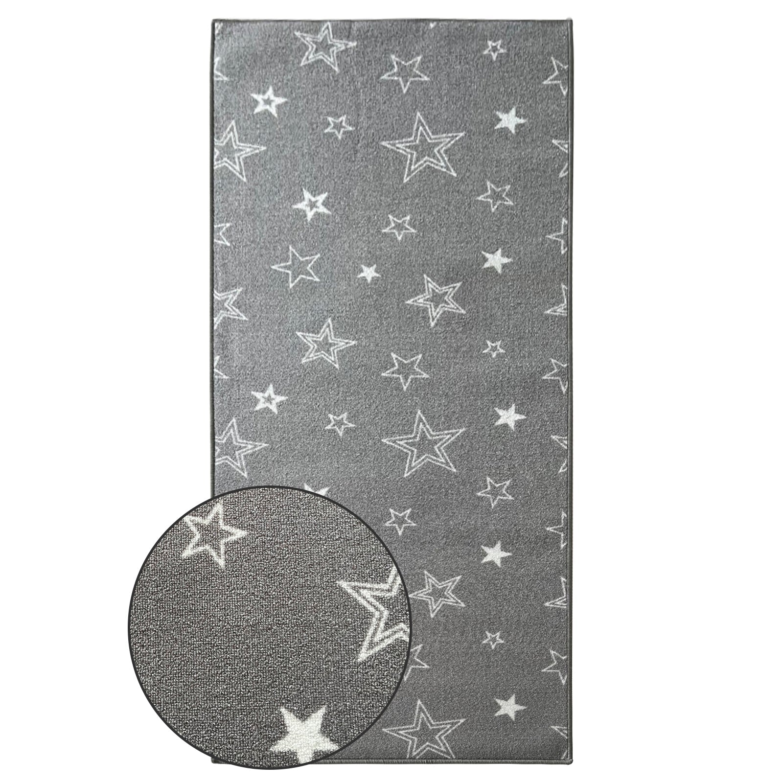 ✂ Carpet runner Dots&Stars | Children's carpet for boys and girls | Robust and easy-care | In two designs
