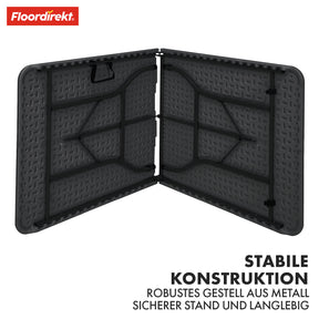 Folding table | Kyoto | Sturdy, foldable all-rounder for indoors and outdoors | 180 x 73 cm