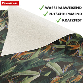 3D CV flooring | Strelitzia 536M | Vinyl flooring with a tropical design in a realistic tile look