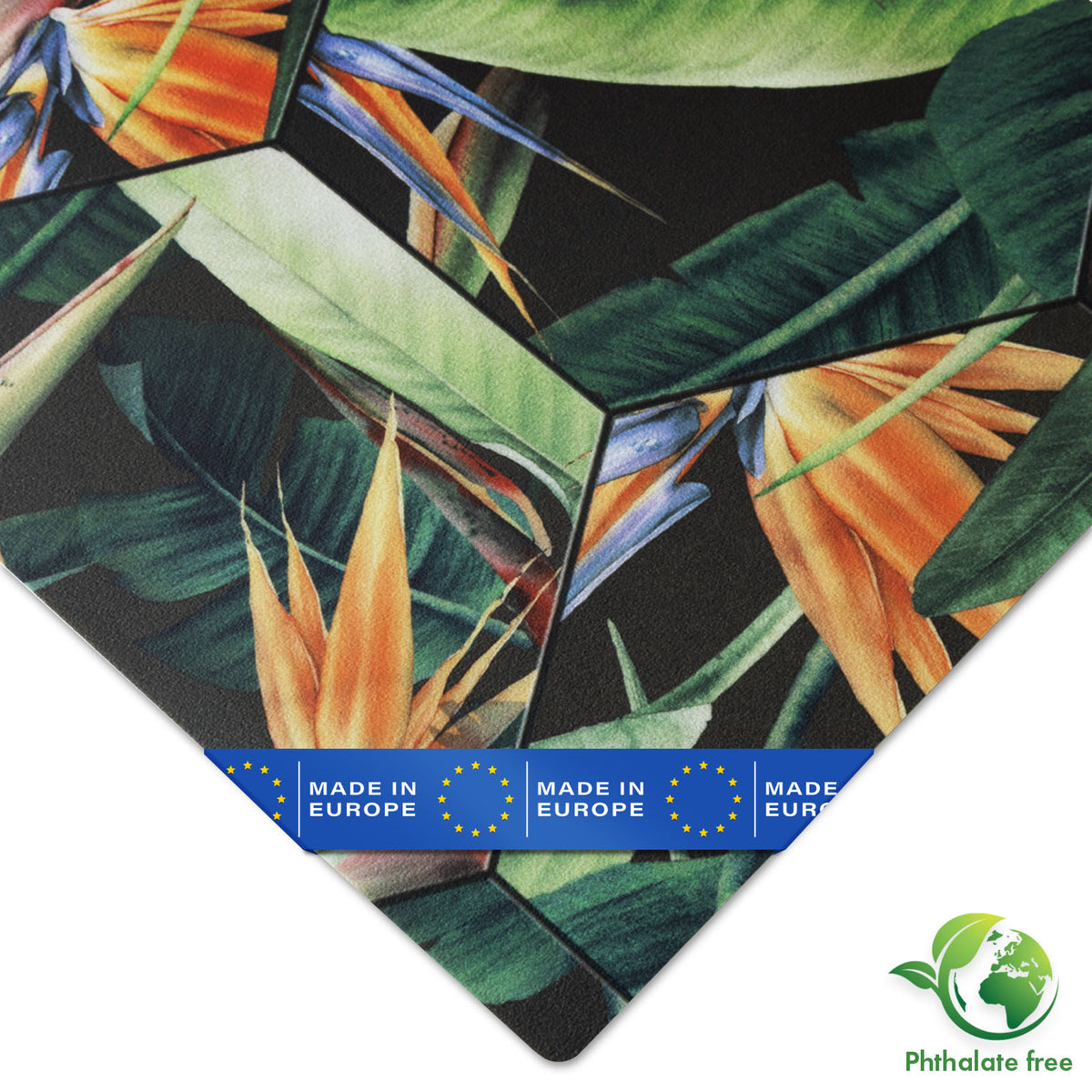 3D CV flooring | Strelitzia 536M | Vinyl flooring with a tropical design in a realistic tile look