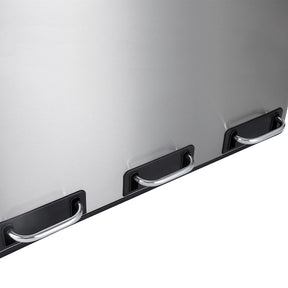 Waste Bin | Felix | Stainless Steel | Separation System | With Closing Damper