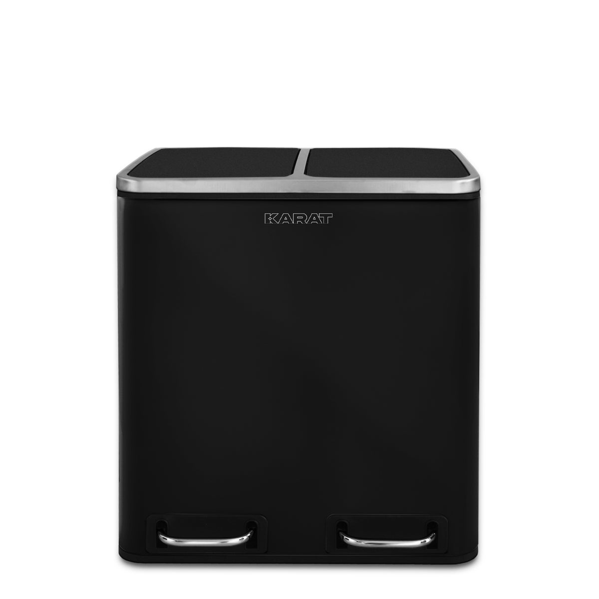 Waste Bin | Felix | Stainless Steel | Separation System | With Closing Damper