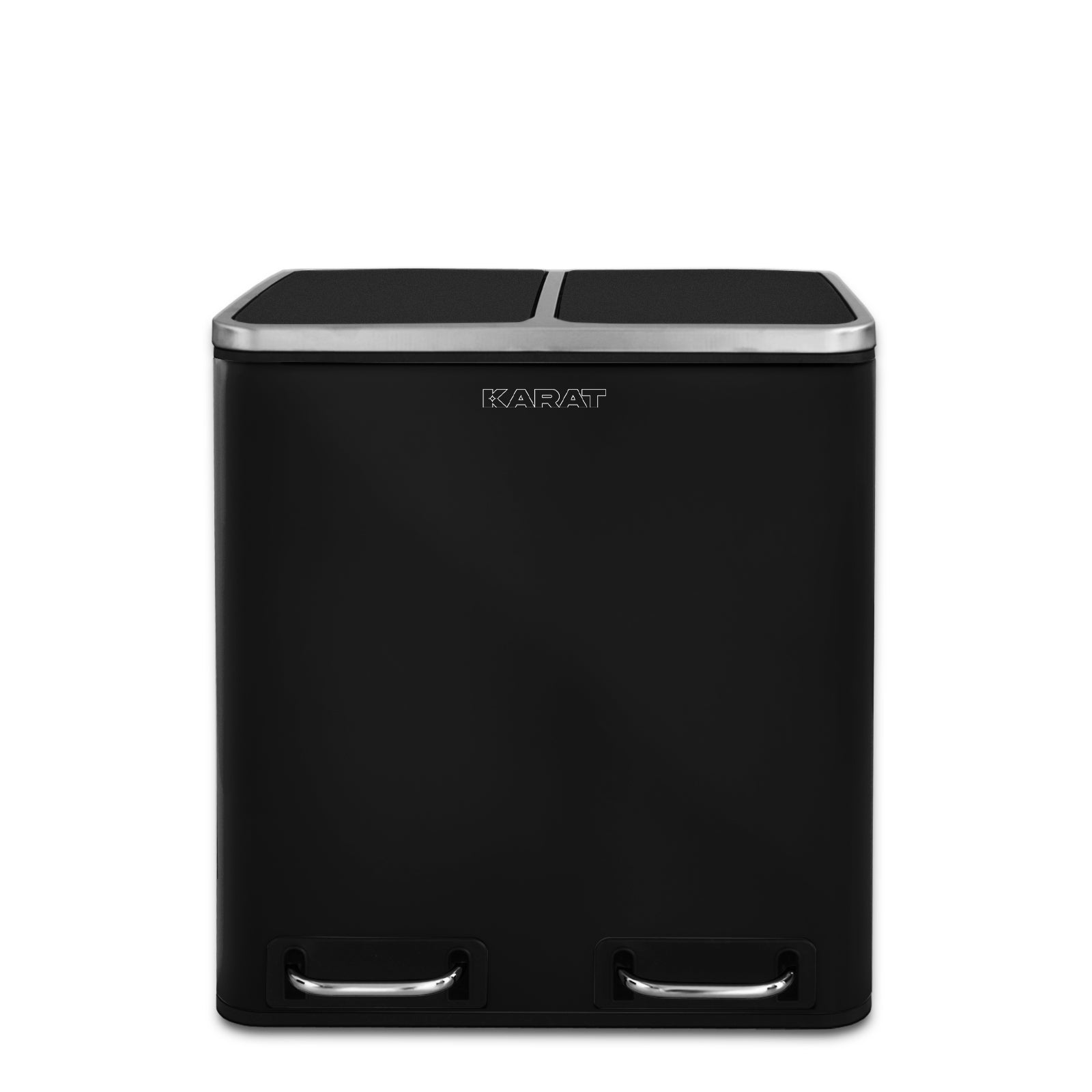 Waste Bin | Felix | Stainless Steel | Separation System | With Closing Damper