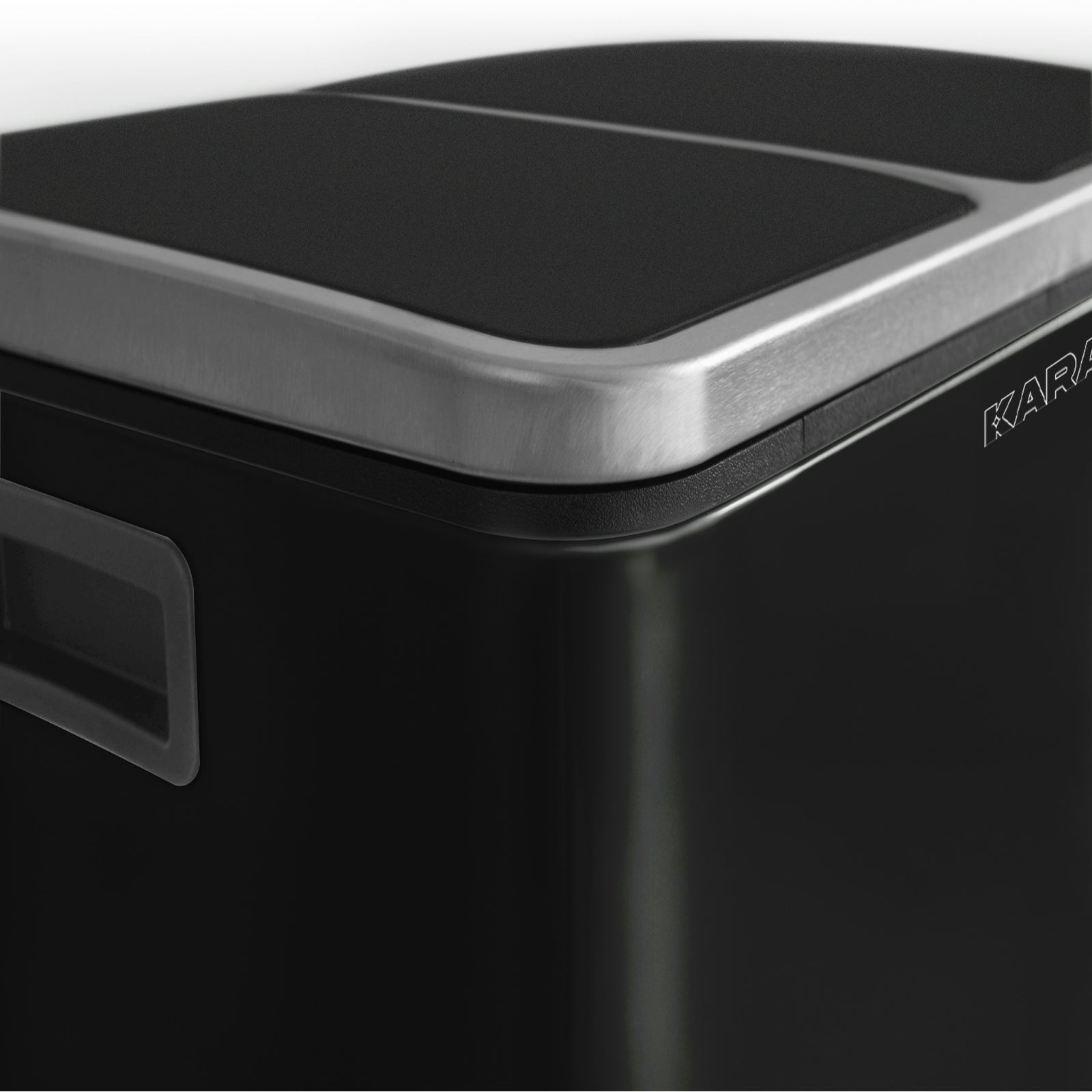 Waste Bin | Felix | Stainless Steel | Separation System | With Closing Damper