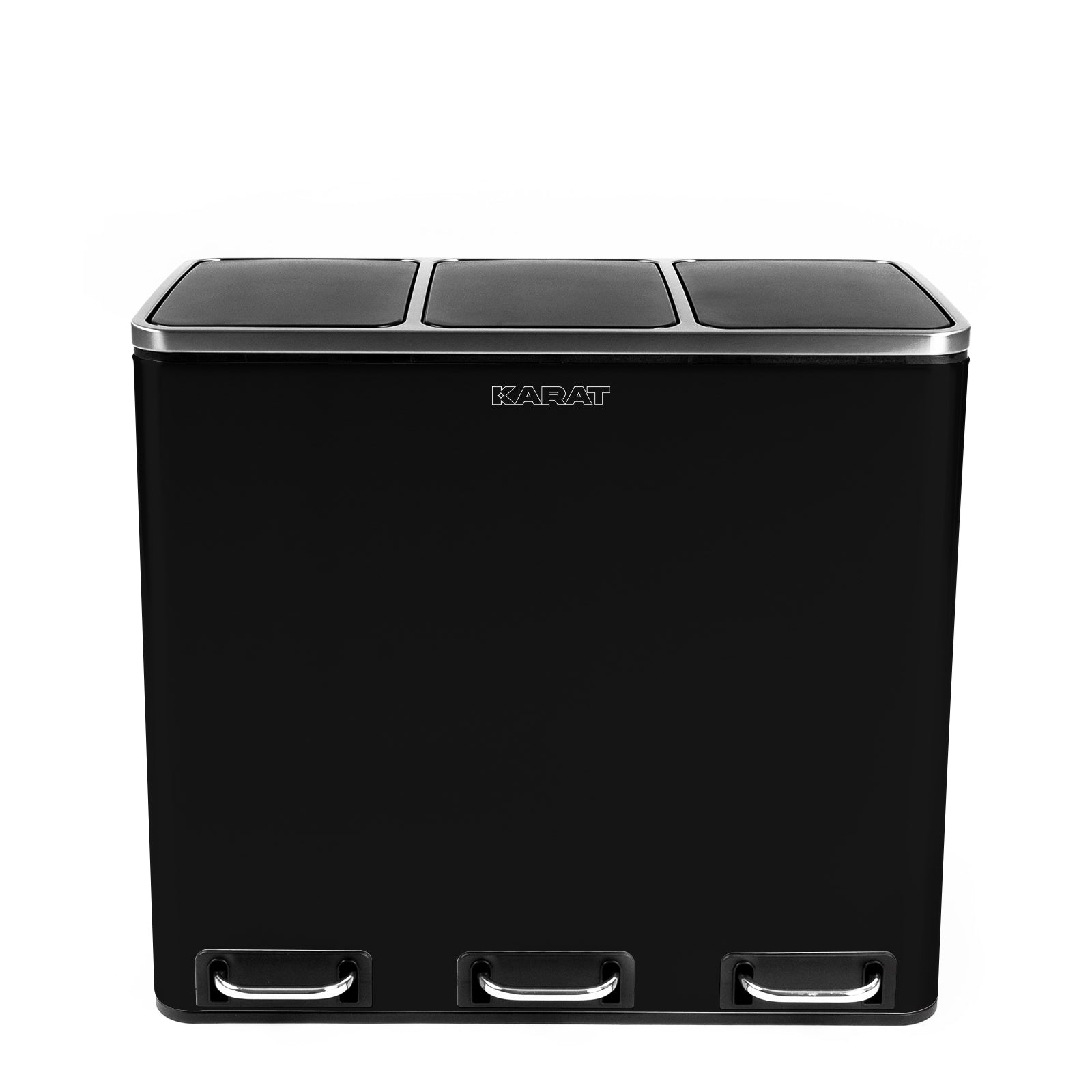 Waste Bin | Felix | Stainless Steel | Separation System | With Closing Damper