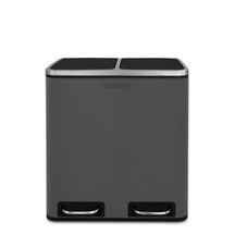 Waste Bin | Felix | Stainless Steel | Separation System | With Closing Damper