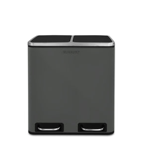 Waste Bin | Felix | Stainless Steel | Separation System | With Closing Damper