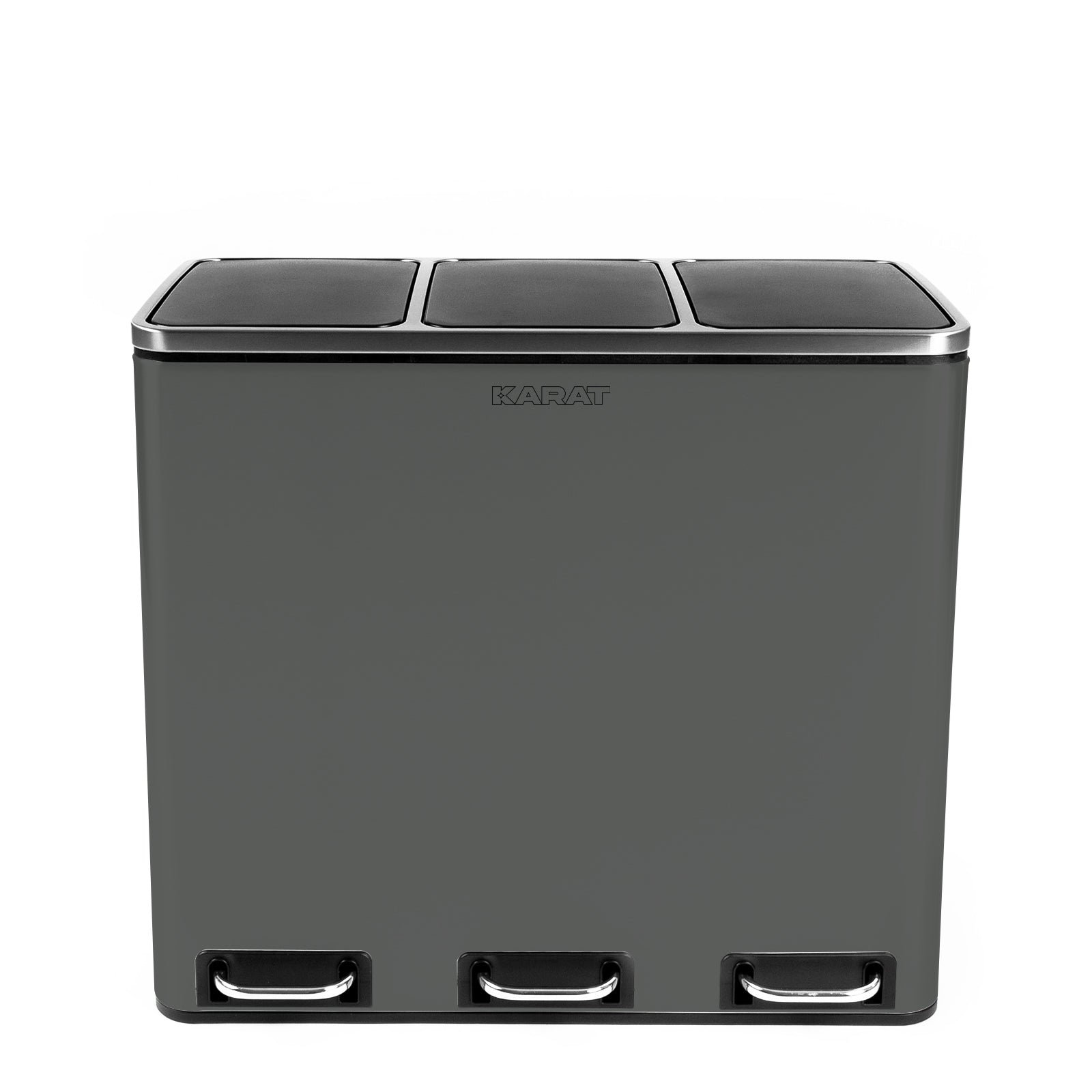 Waste Bin | Felix | Stainless Steel | Separation System | With Closing Damper