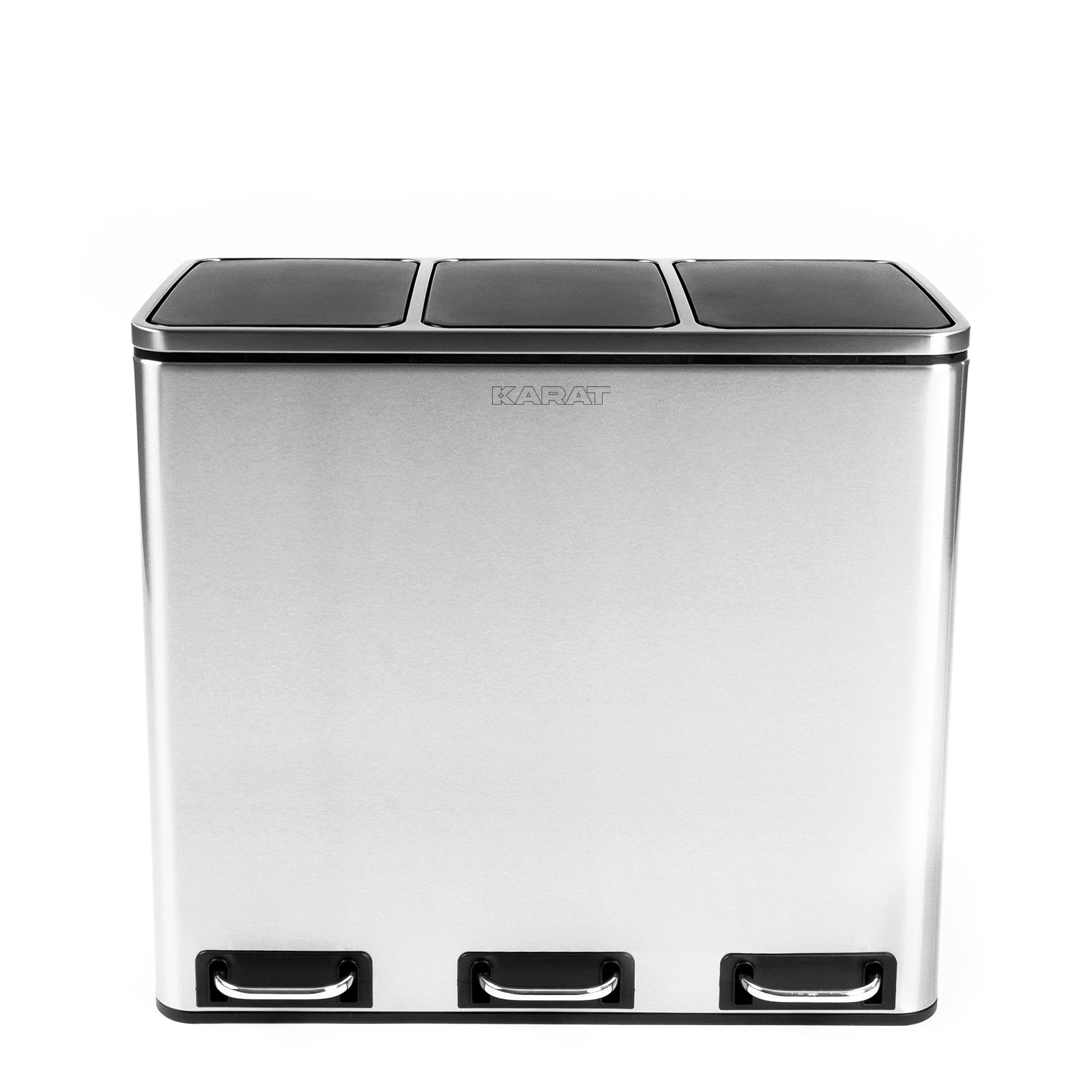 Waste Bin | Felix | Stainless Steel | Separation System | With Closing Damper
