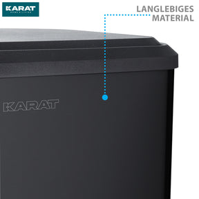 Waste bin | Jack | 30 L capacity | 2-way waste separation | soft-close & pedal | stainless steel or black