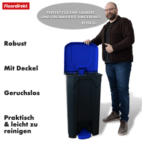 Waste bin | Olaf | Robust step-on waste bin | For household, office & commercial use | Various colours & sizes