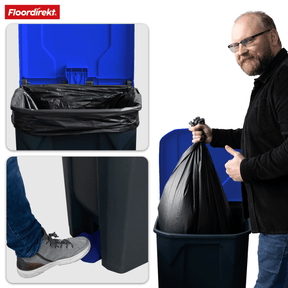 Waste bin | Olaf | Robust step-on waste bin | For household, office & commercial use | Various colours & sizes
