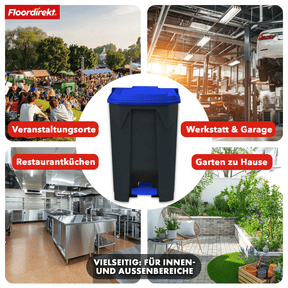 Waste bin | Olaf | Robust step-on waste bin | For household, office & commercial use | Various colours & sizes