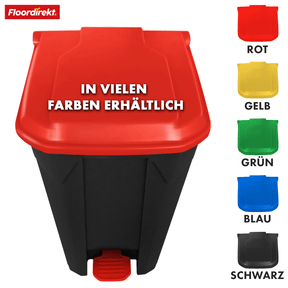 Waste bin | Olaf | Robust step-on waste bin | For household, office & commercial use | Various colours & sizes