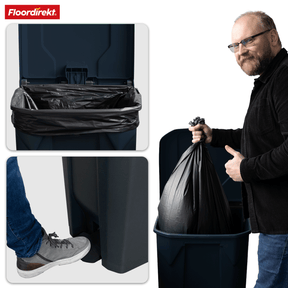 Waste bin | Olaf | Robust step-on waste bin | For household, office & commercial use | Various colours & sizes