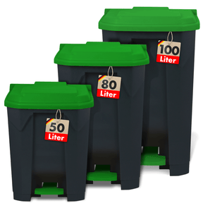 Waste bin | Olaf | Robust step-on waste bin | For household, office & commercial use | Various colours & sizes