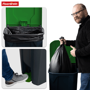 Waste bin | Olaf | Robust step-on waste bin | For household, office & commercial use | Various colours & sizes