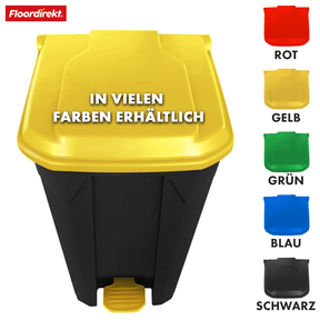 Waste bin | Olaf | Robust step-on waste bin | For household, office & commercial use | Various colours & sizes