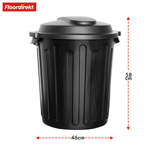 Waste bin | Robin | 60L waste bin with lid | Odour-tight, hygienic & easy to clean