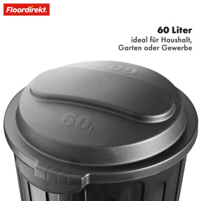 Waste bin | Robin | 60L waste bin with lid | Odour-tight, hygienic & easy to clean