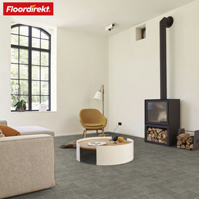 CV flooring | Kent 968M | Hard-wearing vinyl flooring in a realistic stone tile look for kitchens, bathrooms and living areas