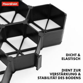 Grid | Paddock plate for ground reinforcement | Hard-wearing material | Available in two colour variants | 50 x 50 cm