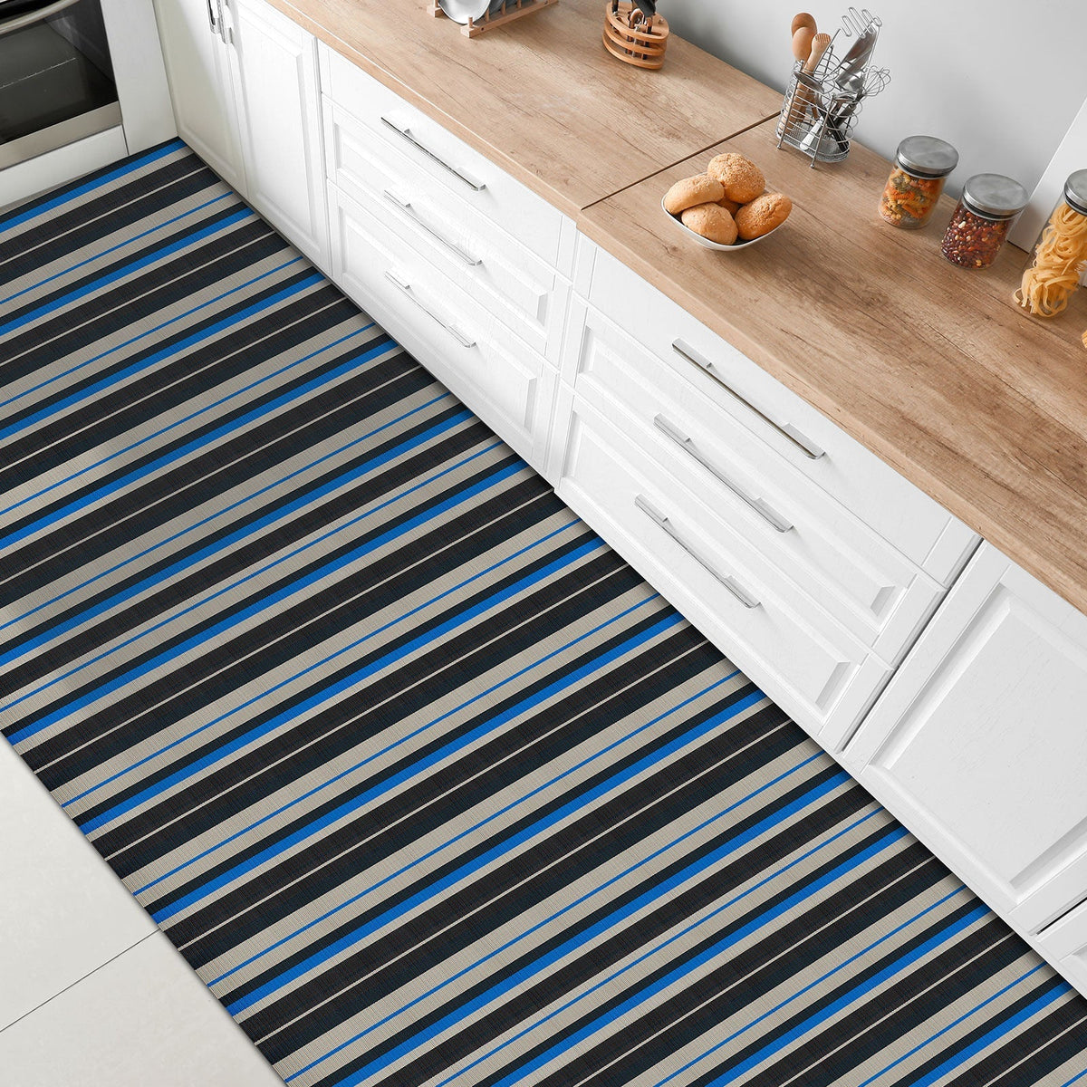 ✂ Kitchen Carpet Ravenna | Vinyl Hallway Runner | Non-slip | Easy Care | Customised Size