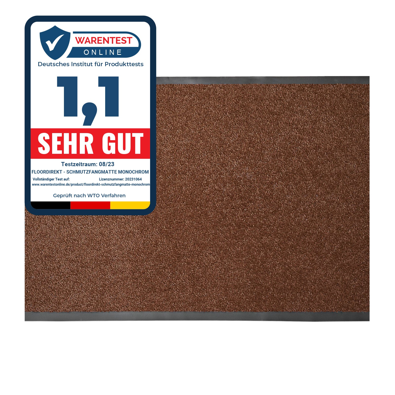 ✂ Dirt Trapper Entrance Floor Mat | Monochrome | Brilliant Colours | For Indoor & Outdoor