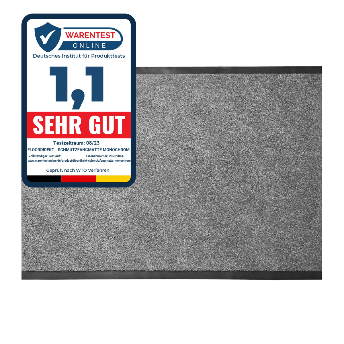 ✂ Dirt Trapper Entrance Floor Mat | Monochrome | Brilliant Colours | For Indoor & Outdoor