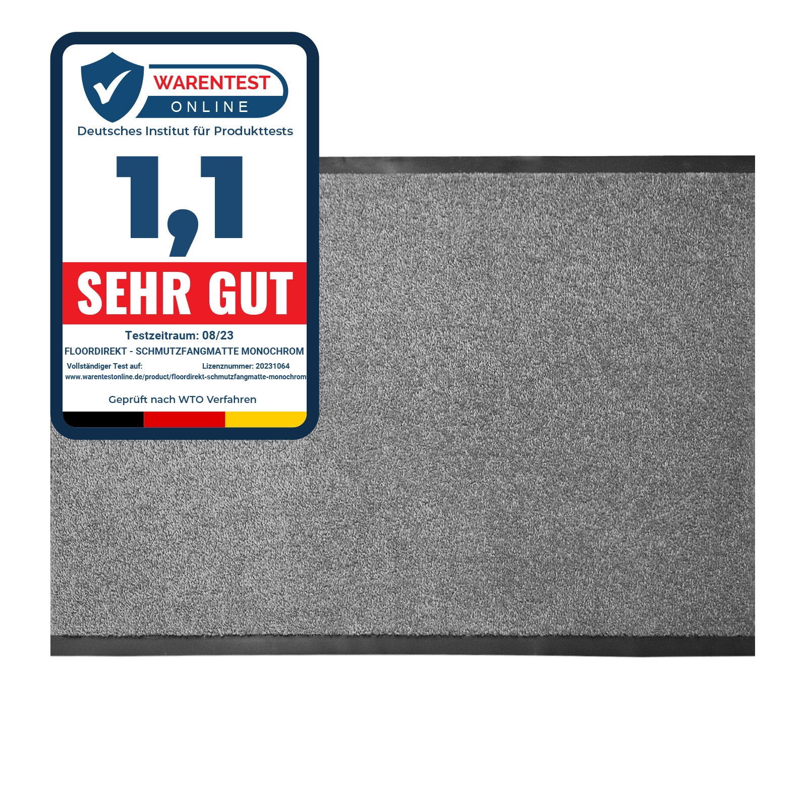 ✂ Dirt Trapper Entrance Floor Mat | Monochrome | Brilliant Colours | For Indoor & Outdoor