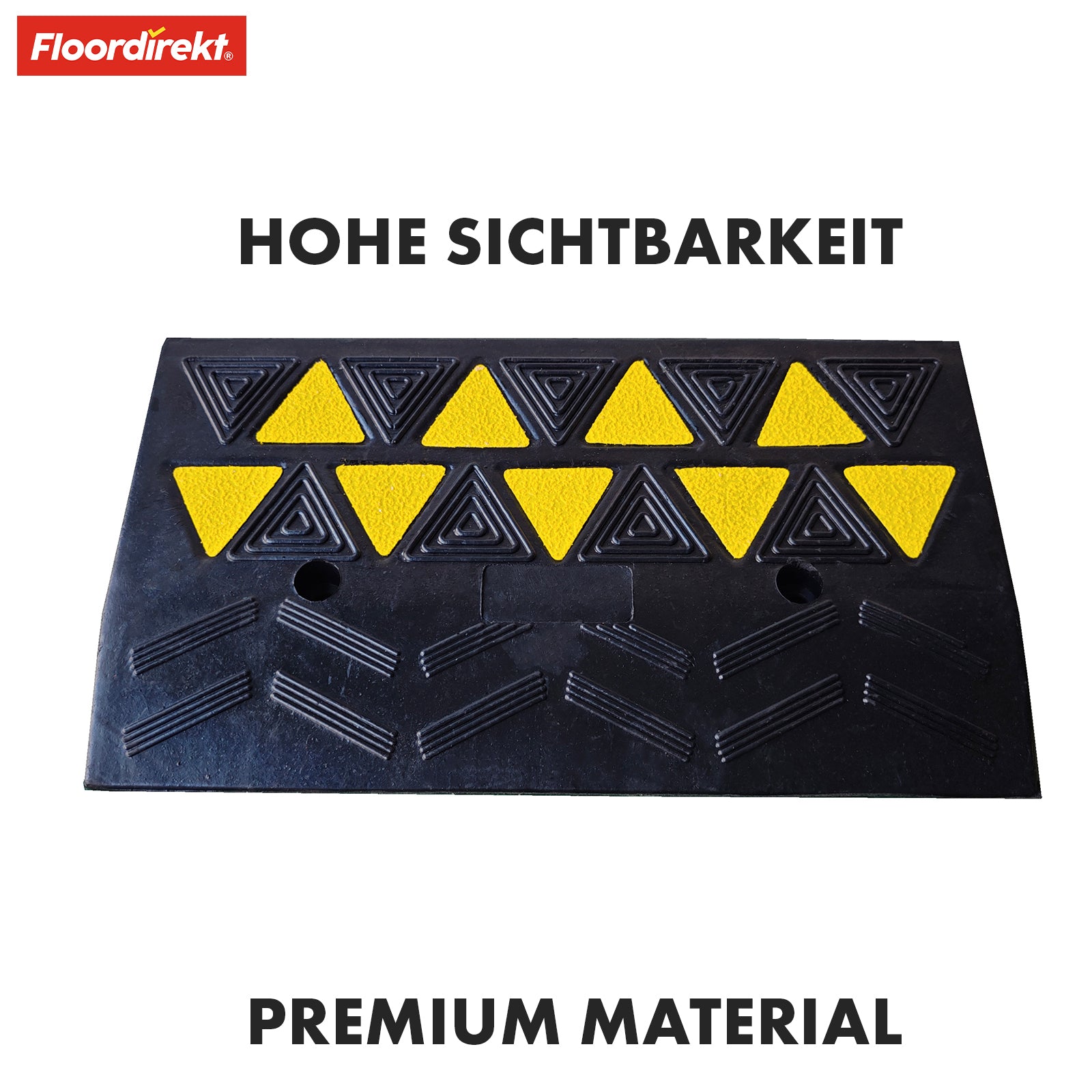 Blanc threshold ramp | Robust and safe solution for barrier-free access | 50 x 28 x 8 cm