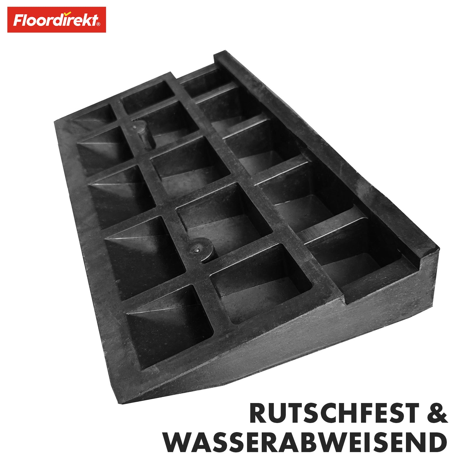 Blanc threshold ramp | Robust and safe solution for barrier-free access | 50 x 28 x 8 cm