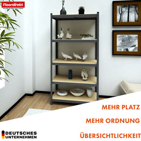 Heavy-duty shelving | Rhino | Storage shelving with 5 shelves | 1050 kg load capacity | Innovative plug-in system | In various colors & sizes