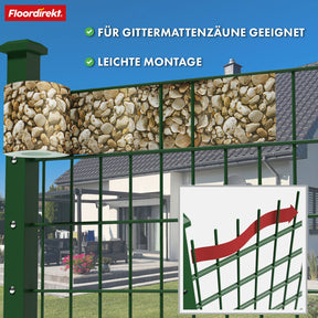 PVC Privacy Strips | For Mesh Fences | Privacy Screen Rolls in Various Designs