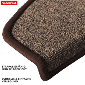 Step mat | London Pro | Modern design | Non-slip & easy to clean | Half-round