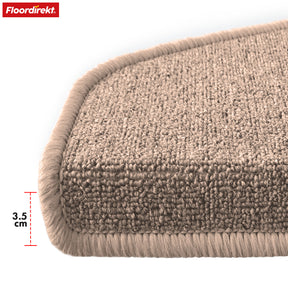 Step mat | London Pro | Modern design | Non-slip & easy to clean | Half-round