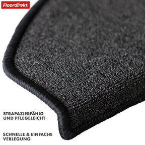 Step mat | London Pro | Modern design | Non-slip & easy to clean | Half-round
