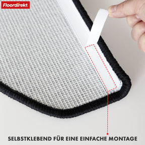 Step mat | London Pro | Modern design | Non-slip & easy to clean | Half-round