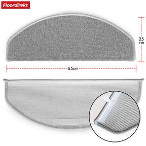 Step mat | London Pro | Modern design | Non-slip & easy to clean | Half-round